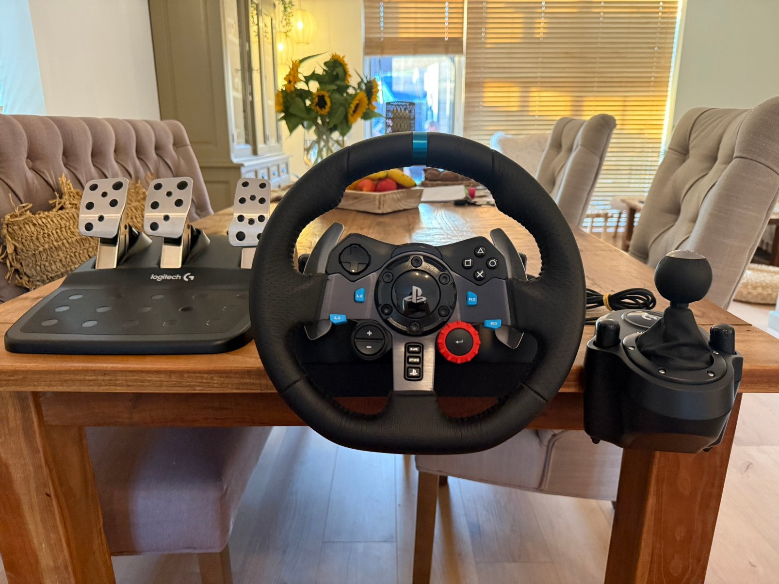 Logitech G29 + Shifter – Nette staat, Ophalen of Verzenden, Zo goed als nieuw, Stuur of Pedalen, PlayStation 3