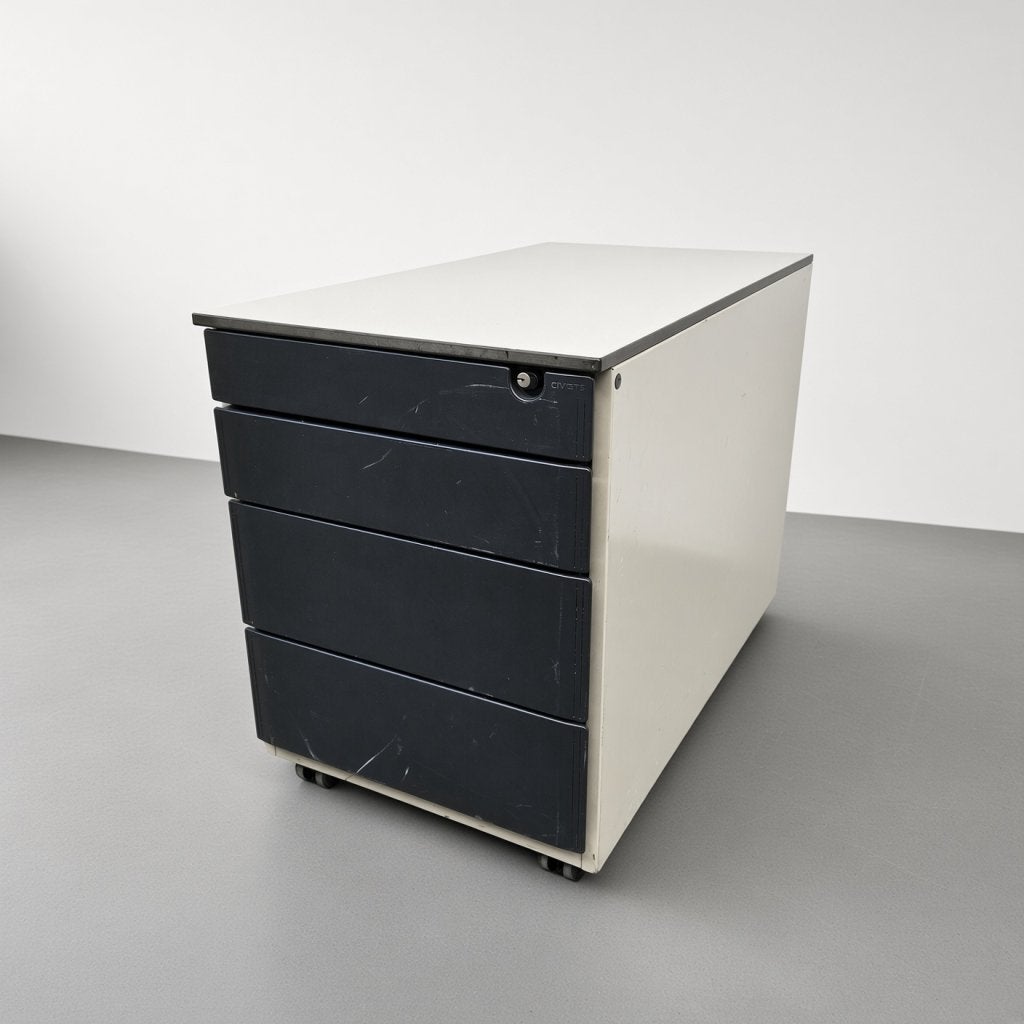 Ahrend 4-laden ladeblok - 57x43x76 cm, Huis en Inrichting, Niet ingevuld, Gebruikt, Niet ingevuld, Niet ingevuld