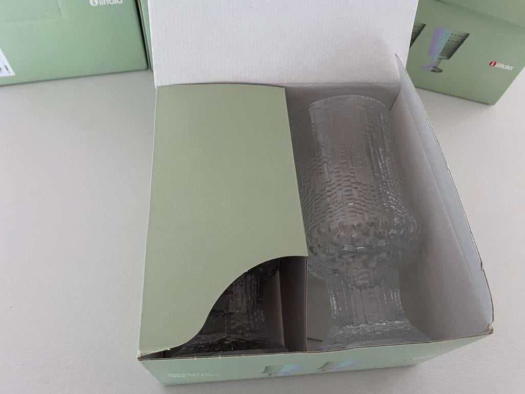 8 (ACHT!) Iittala Ultima Thule Goblet 34cl nieuw in doos, Glas of Glazen, Nieuw, Ophalen of Verzenden, Glas