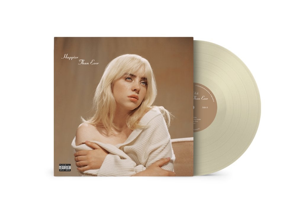 Vinyl 2LP Billie Eilish Happier Than Ever PALE YELLOW NIEUW, Pop, Limited edition, Ophalen of Verzenden, 12 inch