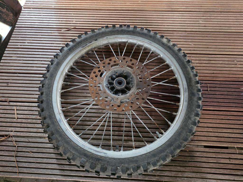 Kawasaki KX 125 250 500 1987 voorwiel, Ophalen of Verzenden