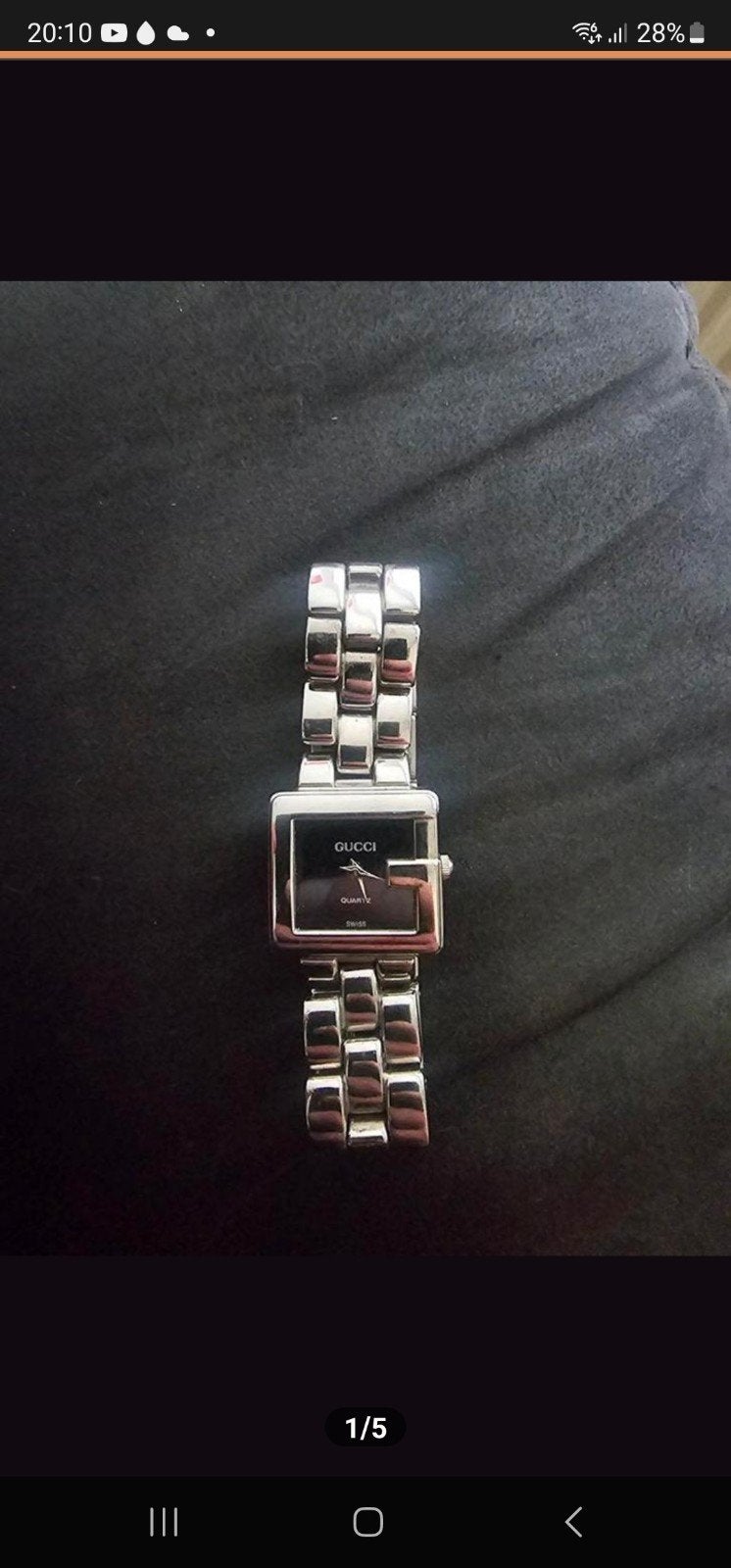 Gucci 3600L dameshorloge - Perfecte staat, Overige merken, Staal, Staal, Polshorloge