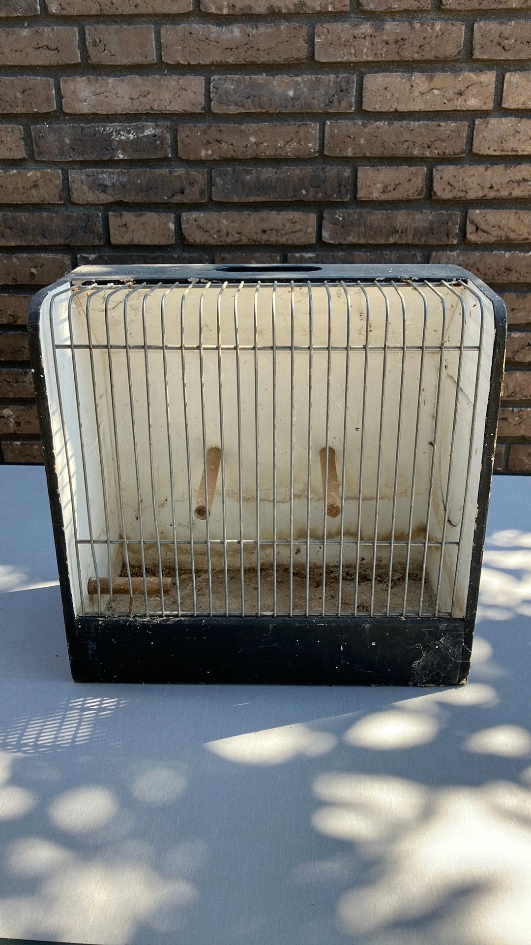 Tentoonstellings kooi vogels, Ophalen, Gebruikt, Hout, Vogelkooi