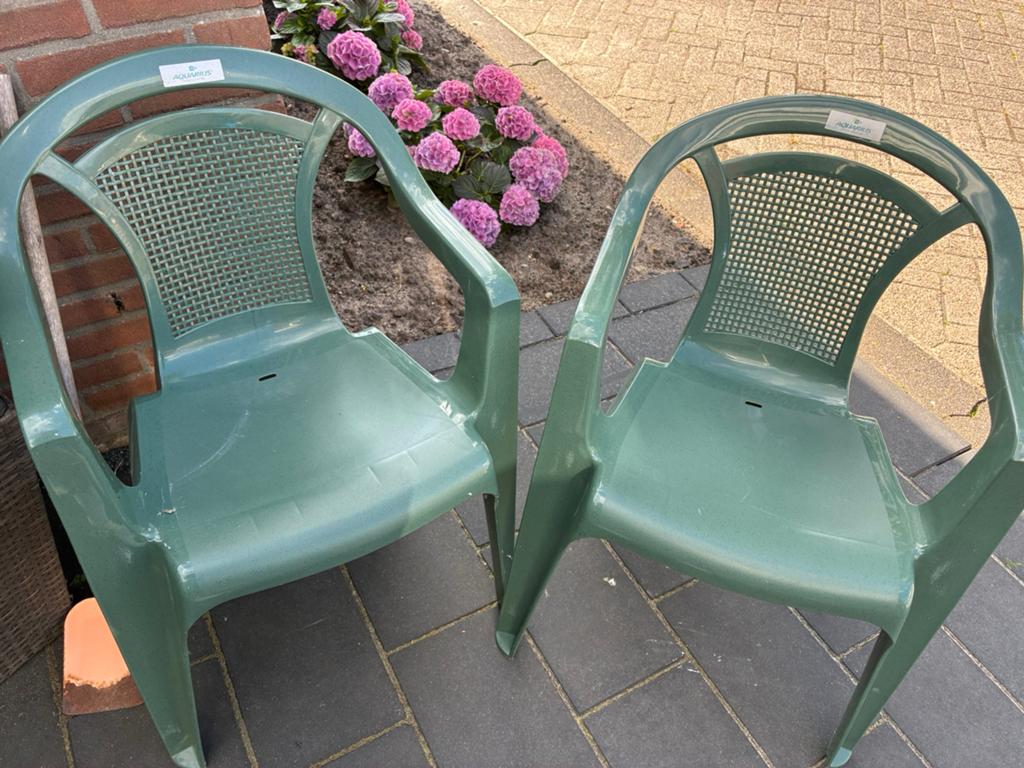 Kuipstoeltjes, Ophalen, Zo goed als nieuw, Kunststof