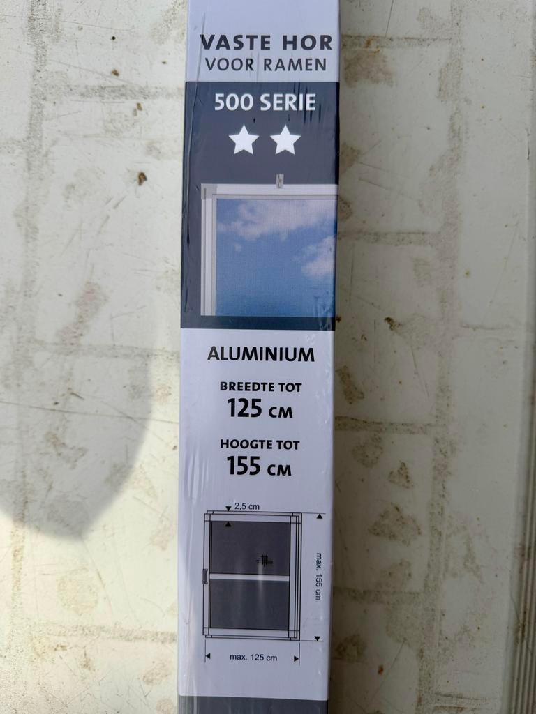 Bruynzeel raamhor, draaibaar, aluminium, Doe-het-zelf en Verbouw, Ophalen, 120 cm of meer, Hordeur, Minder dan 200 cm