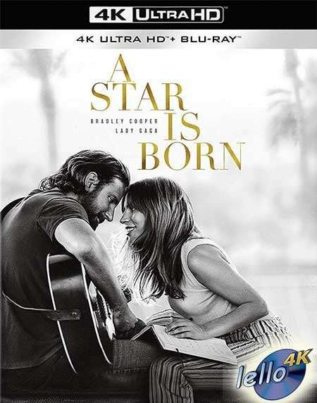 Blu-ray 4K: A Star is Born (2018 Lady Gaga, Bradley Cooper)I, Cd's en Dvd's, Blu-ray, Nieuw in verpakking, Drama, 4K Ultra HD Blu-ray