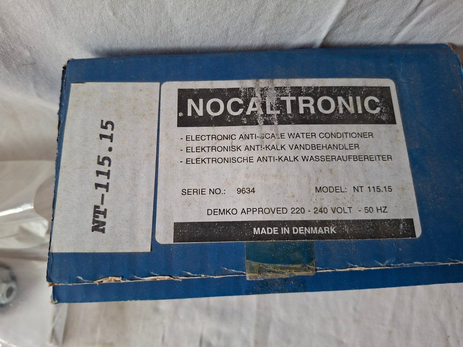 NOCALTRONIC NT-115.15 Elektronische Waterontharder, Ophalen of Verzenden, Zo goed als nieuw, Elektrische waterontharder