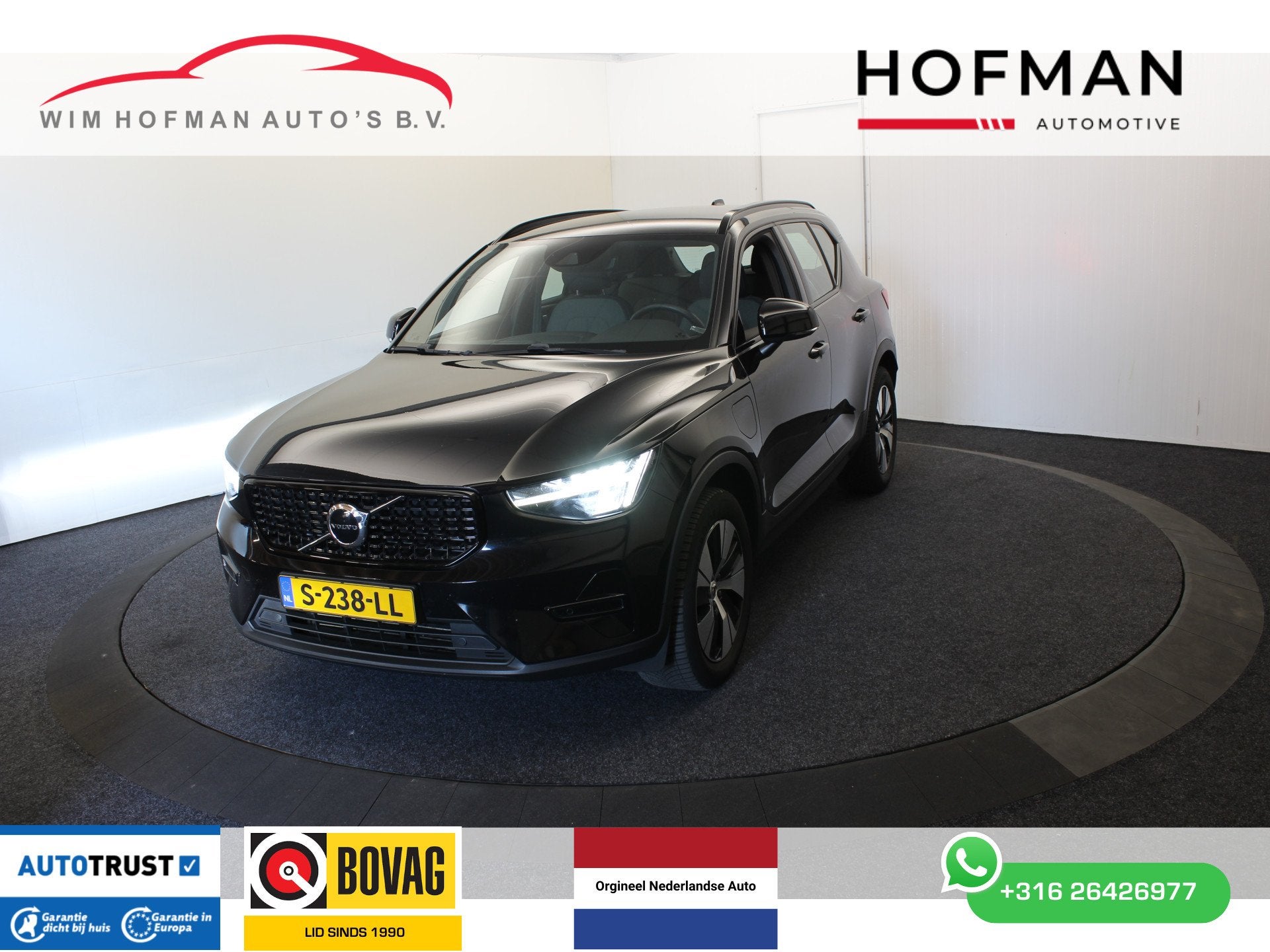 Volvo XC40 1.5 T4 Plug-in hybrid Plus Dark Trekh Camera Mem, Auto's, Volvo, Met garantie (alle), Zwart, Hybride Elektrisch/Benzine