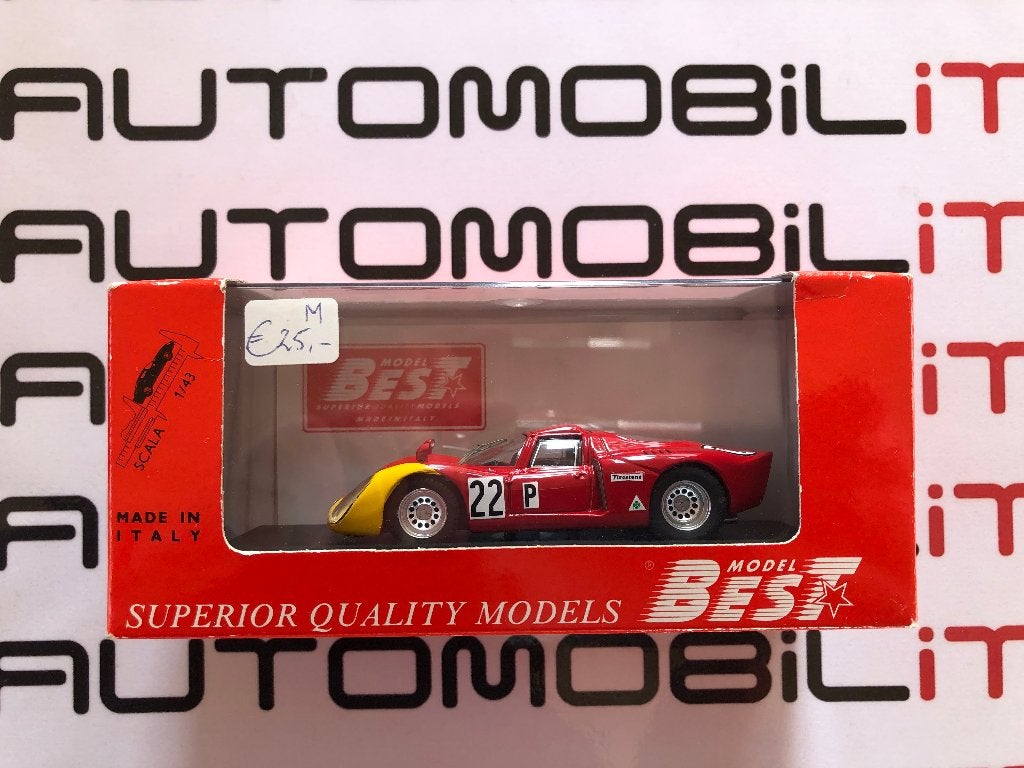 Alfa Romeo Tipo 33.2 Daytona 1968 Best Model 1:43, Ophalen of Verzenden, Nieuw, Auto, Overige merken