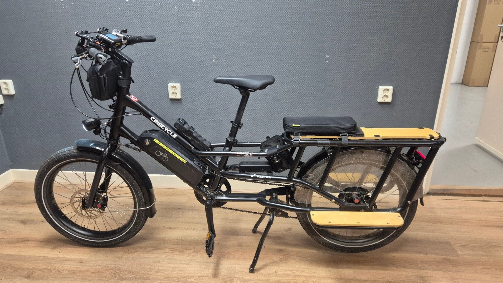RADWAGON 4 - LONGTAIL CARGOBIKE - ZGAN / 500KM, Elektrisch, Zo goed als nieuw, 2 kinderen, Schijfrem