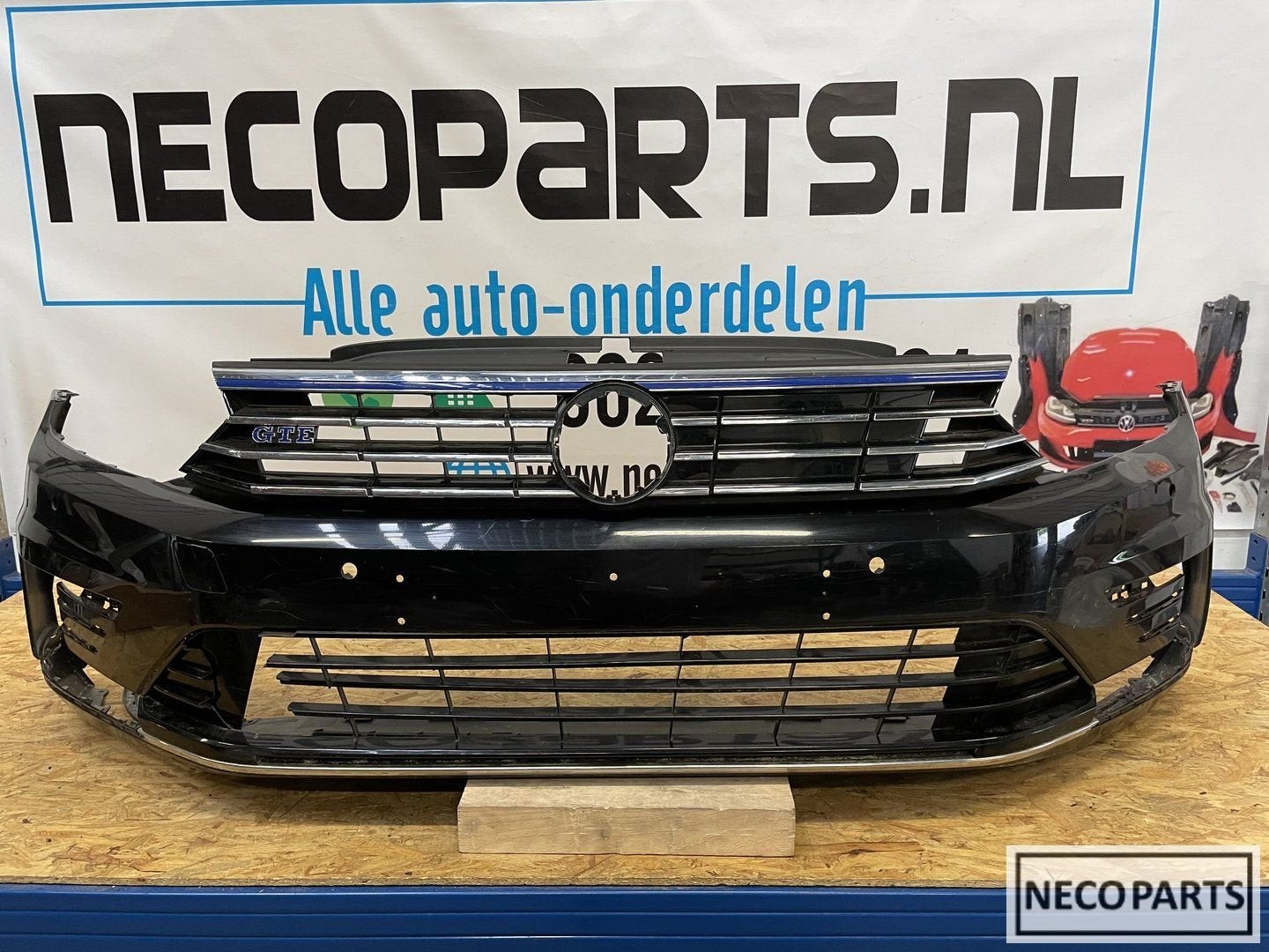 BUMPER VW PASSAT GTE VOORBUMPER ORIGINEEL 2014 - 2019, Gebruikt, -, Volkswagen, -