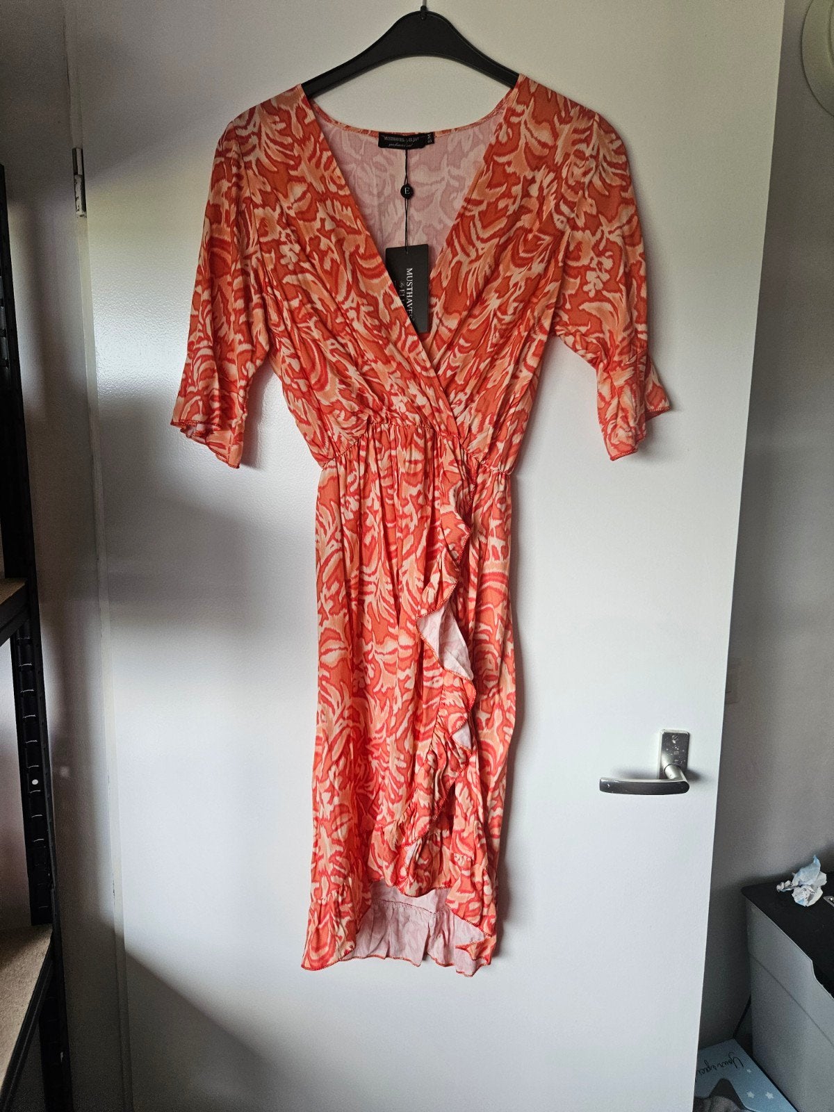 Musthaves by Elja wikkeljurk NIEUW maat S/M, Nieuw, Oranje, Ophalen of Verzenden, Onbekend