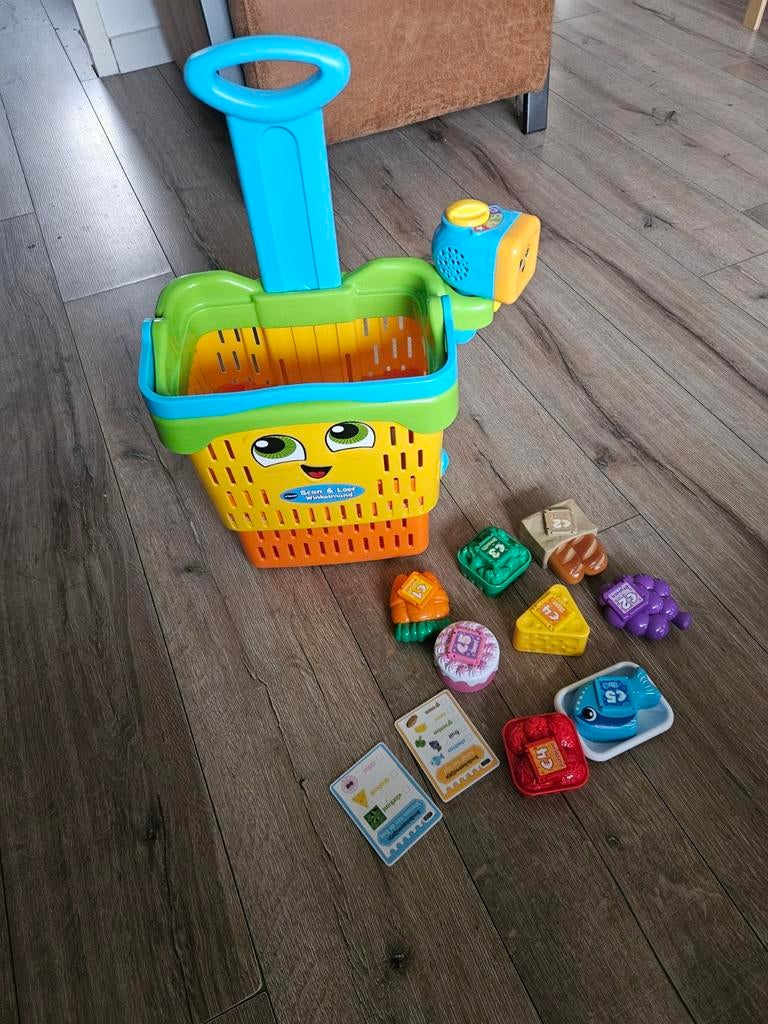 Vtech scan en leer boodschappen mandje, Kinderen en Baby's, Speelgoed | Vtech, Ophalen of Verzenden, Zo goed als nieuw, 6 maanden tot 2 jaar