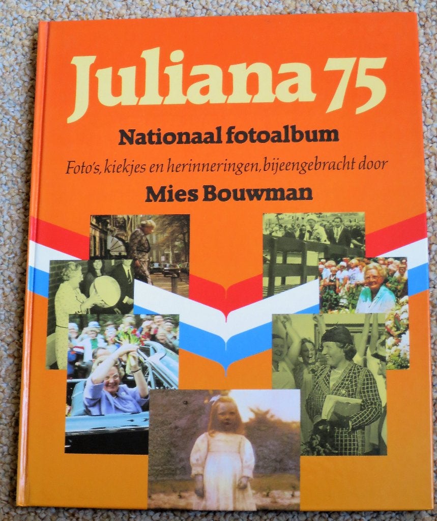 Fotoalbum Juliana 75 jaar Nationaal fotoalbum, Ophalen, Gebruikt