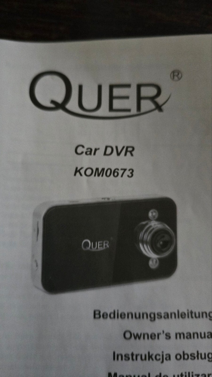 QUER Car DVR KOM0673 Dashcam met zuignapbevestiging, Auto diversen, Dashcams, Ophalen of Verzenden, Nieuw