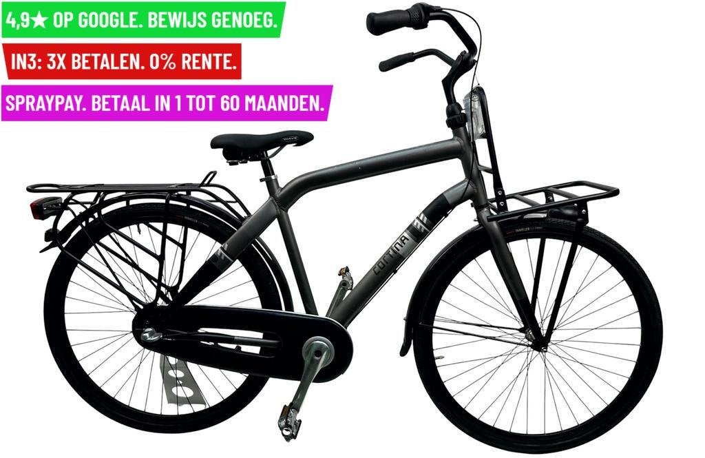 Herenfiets Cortina 28"/52cm/3ver - Garantie/Levering, Fietsen en Brommers, Fietsen | Heren | Herenfietsen, Overige merken, 9713 Bv Groningen