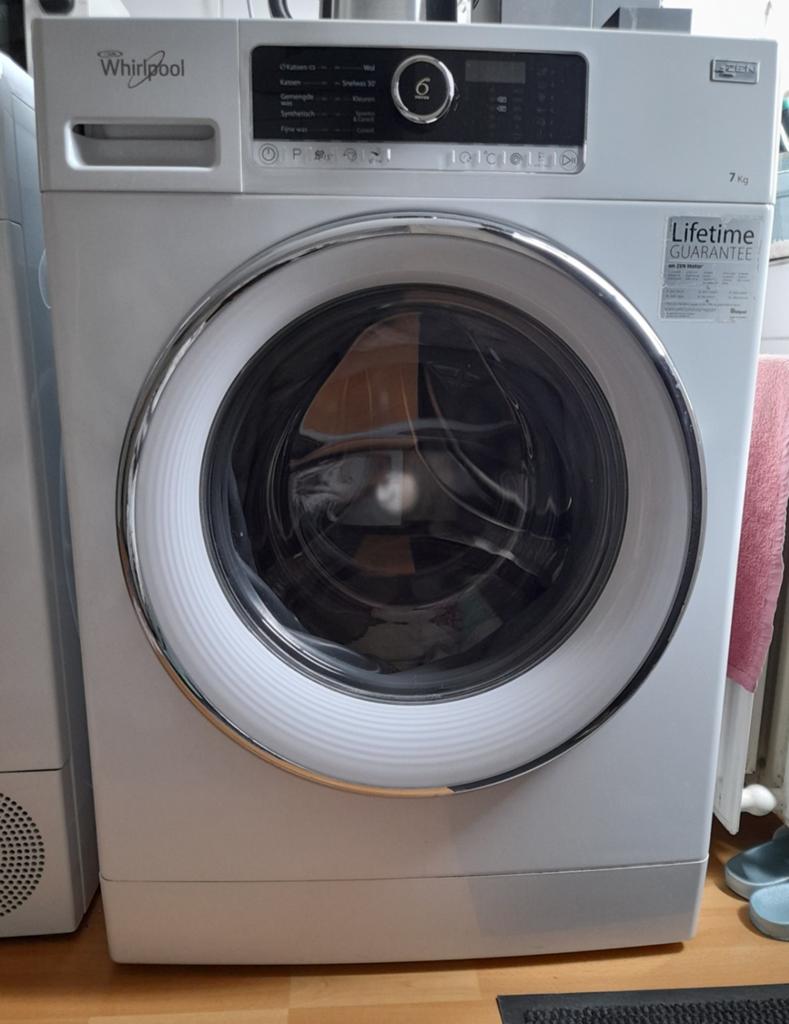 Whirlpool wasmachine 6th sense (defect), Witgoed en Apparatuur, Wasmachines, Niet werkend, Voorlader, 6 tot 8 kg, 85 tot 90 cm