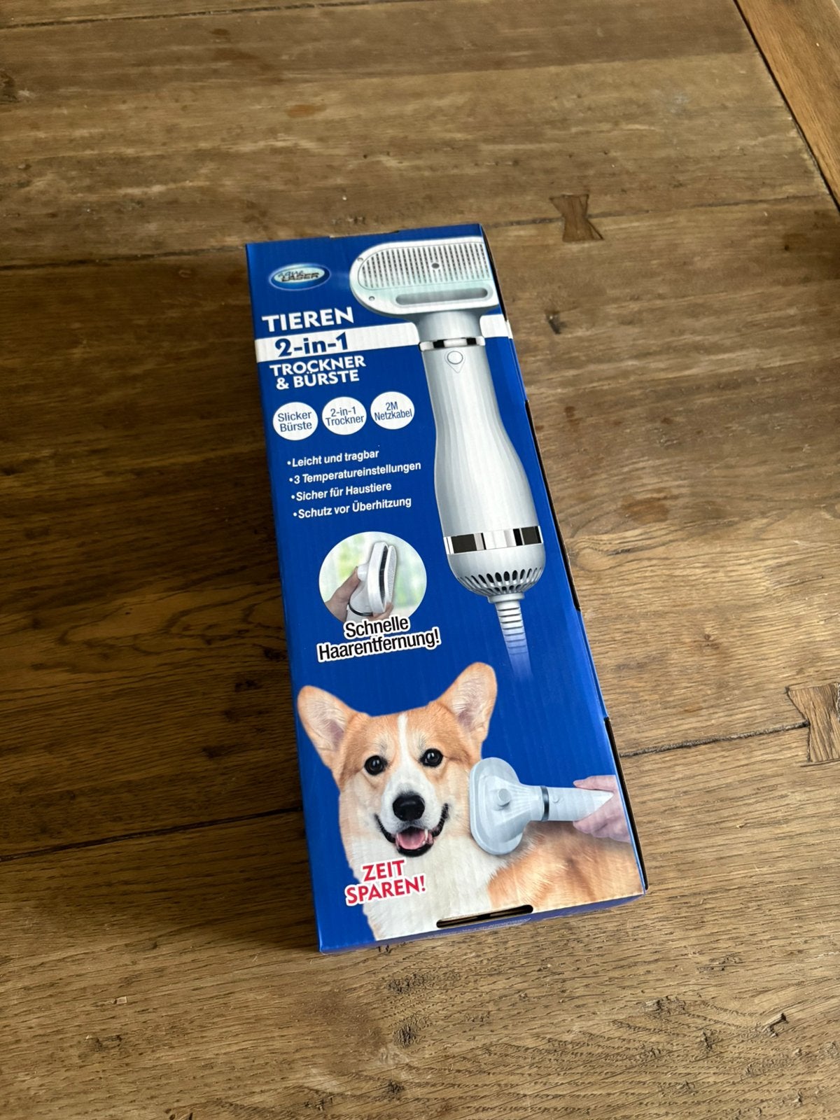Honden fohn & borstel combi, Ophalen of Verzenden, Nieuw