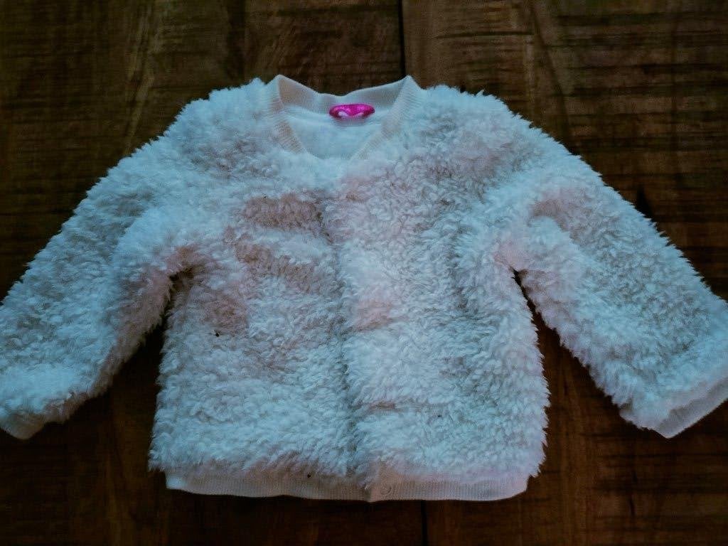 Hema Teddy  Vestje met drukknoopjes maat 56, Ophalen of Verzenden, Zo goed als nieuw, Hema, Truitje of Vestje