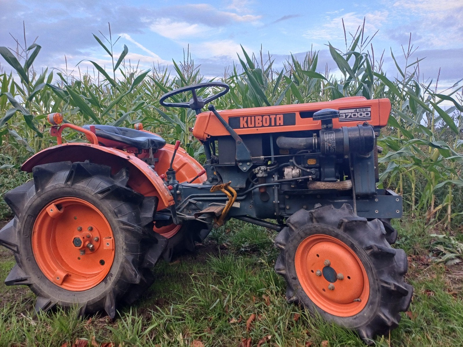 nette kubota mini trekker 4x4 tuintrekker met Bloter frees, Overige merken, Gebruikt, Tot 2500, Ophalen of Verzenden