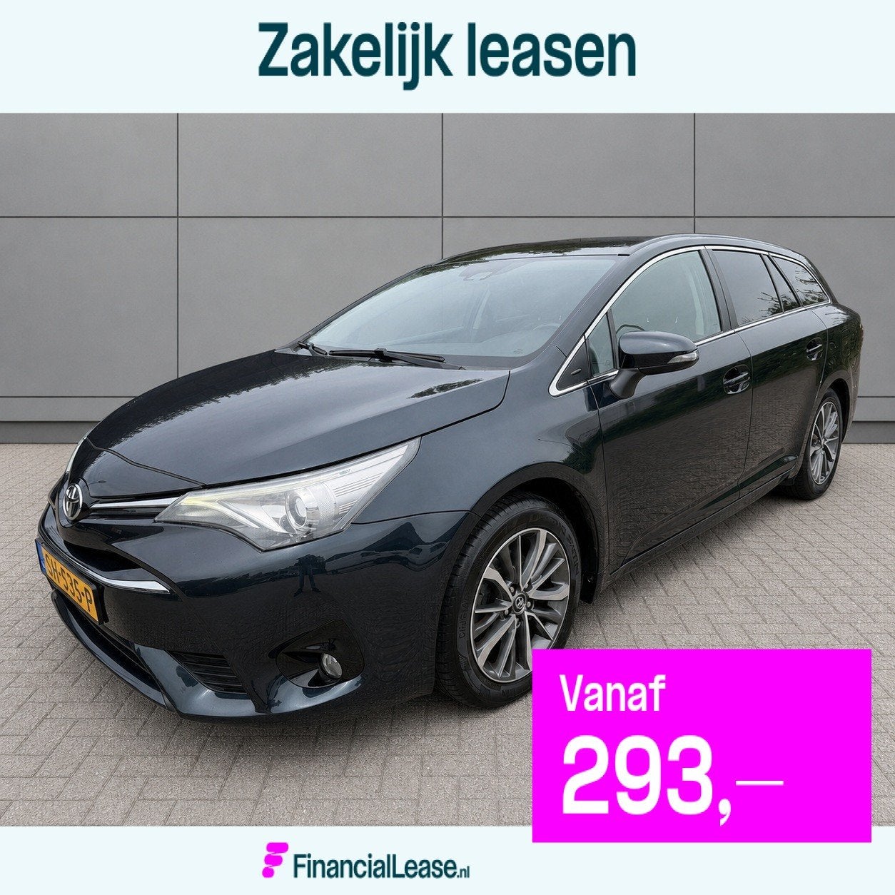 Toyota Avensis Touring Sports 1.8 VVT-i Dynamic Leer/Navi/Pa, 4 cilinders, Zwart, Leder, 1600 kg