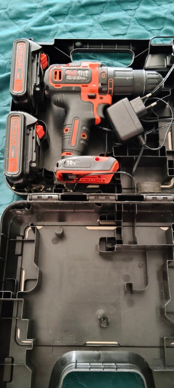 Black & Decker BDCHD18K-QW 18V Lithium-Ion accuschroef-/klo, Ophalen of Verzenden, Gebruikt, Boormachine