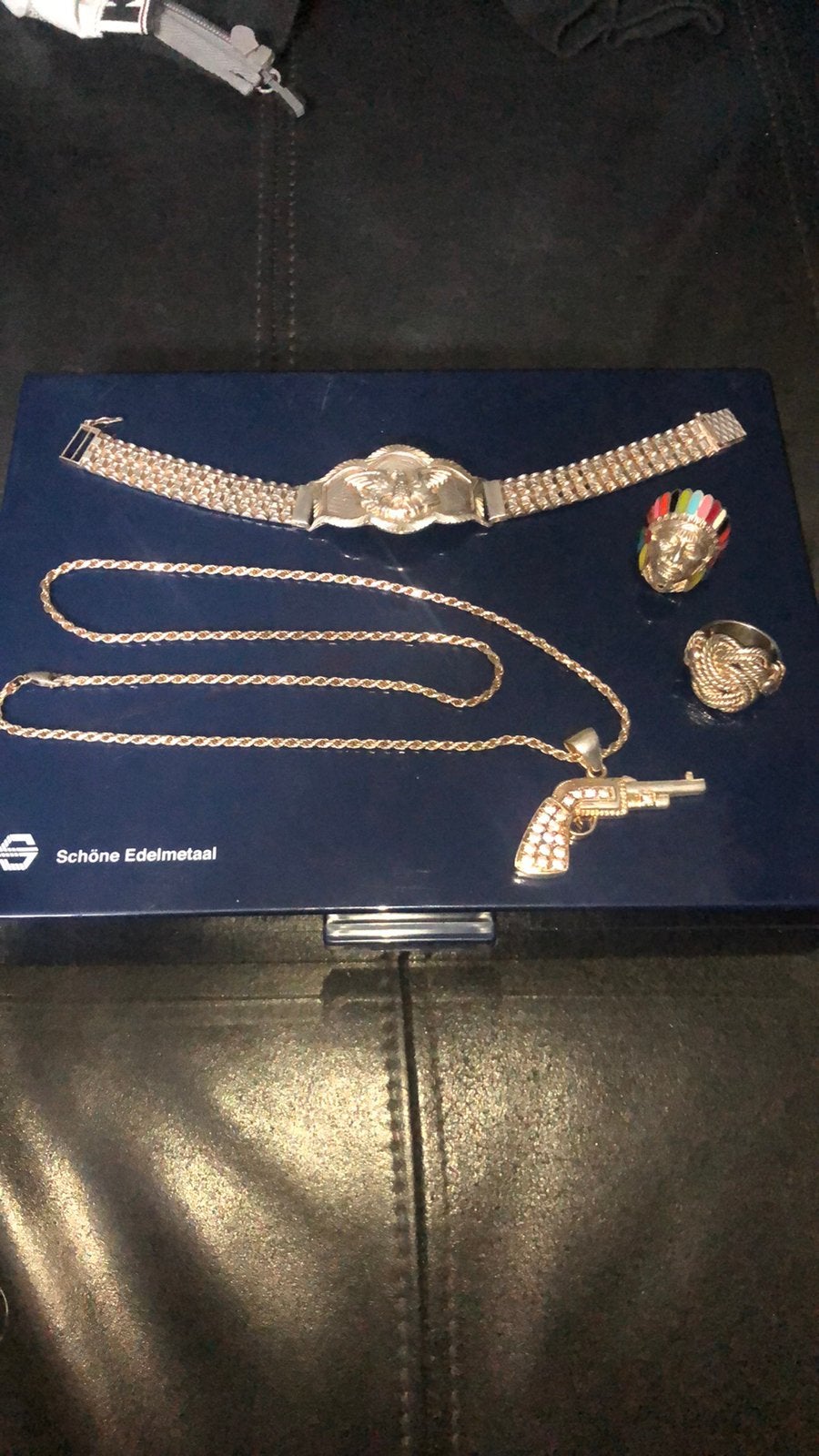 Zilver lotje 925, Sieraden, Tassen en Uiterlijk, Gebruikt, Ophalen of Verzenden, Met edelsteen, Zilver