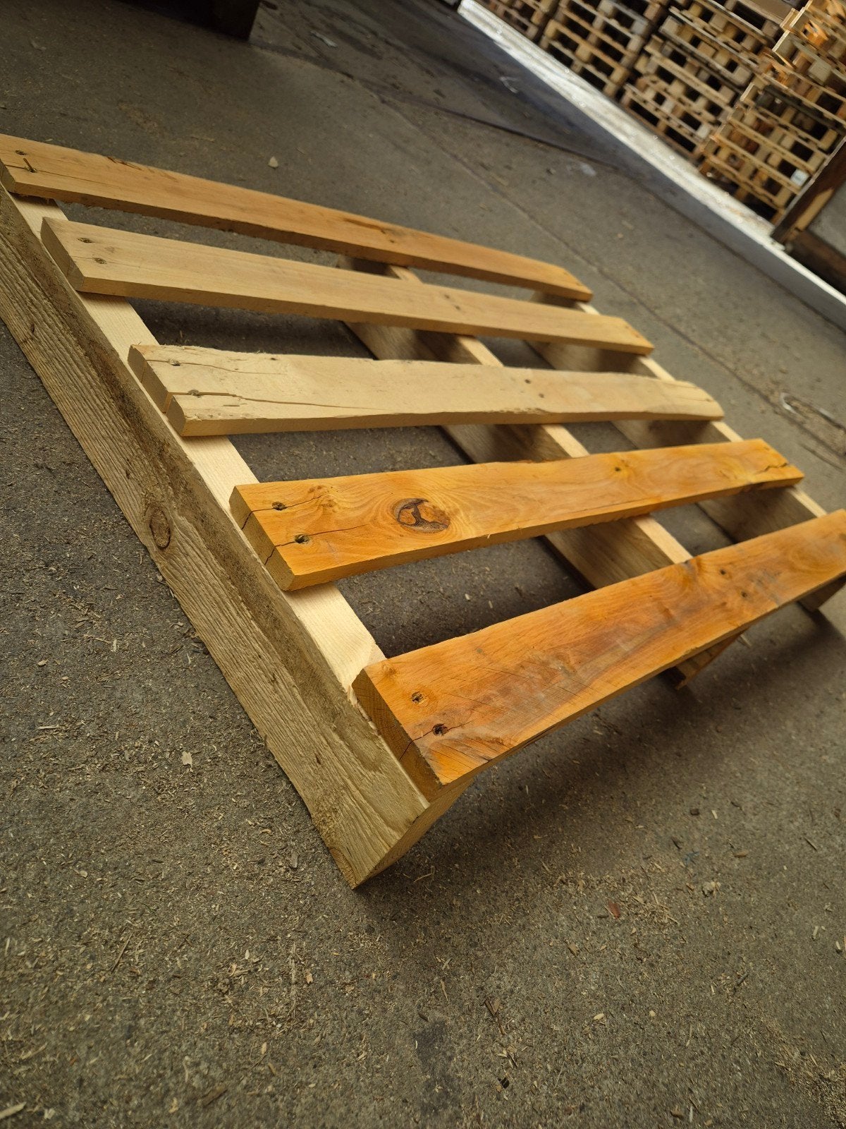 80 x 60 pallets, Ophalen