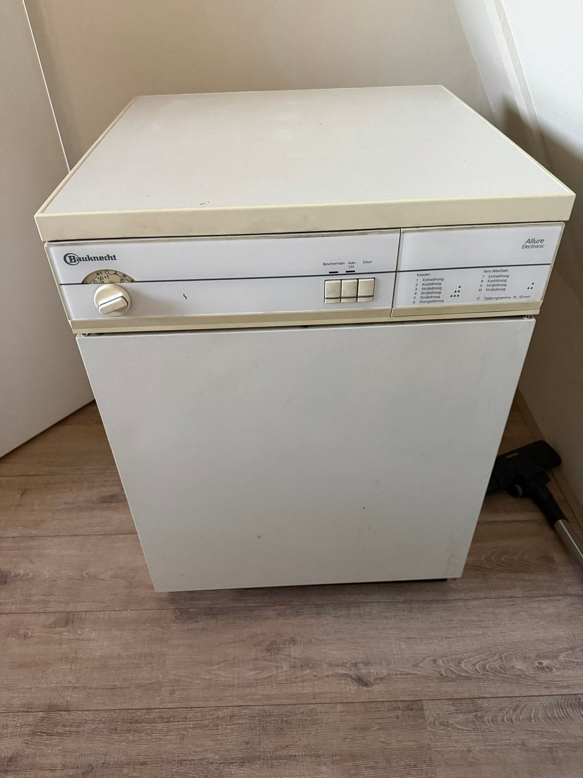 Gratis af te halen! Bauknecht Allure Electronic droger, Witgoed en Apparatuur, Wasdrogers, Ophalen, Gebruikt, Voorlader, 85 tot 90 cm