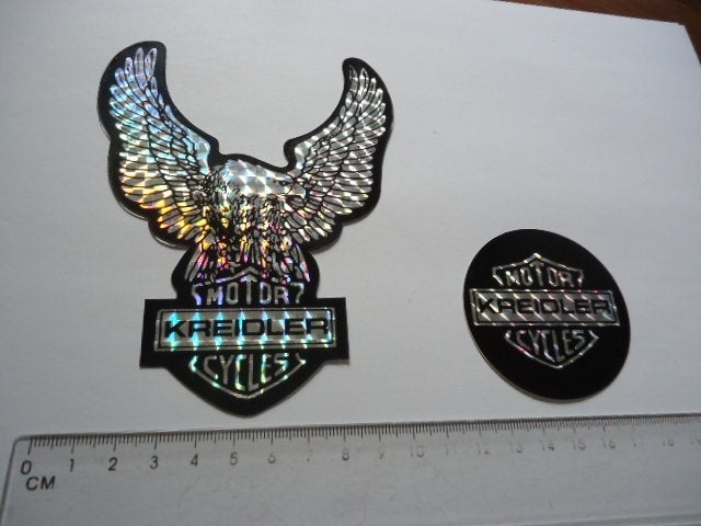 sticker oud KREIDLER Eagle Adelaar glans brommer bromfiets, Verzenden, Zo goed als nieuw, Bedrijf of Vereniging