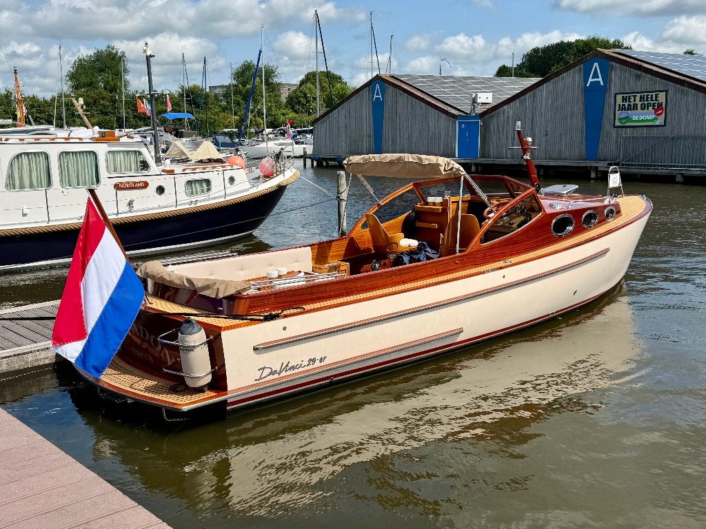 DaVinci 29-er  Stijlvolle Retro Cruiser in Absolute Topstaat, Watersport en Boten, Ophalen, Gebruikt, Binnenboordmotor, Diesel