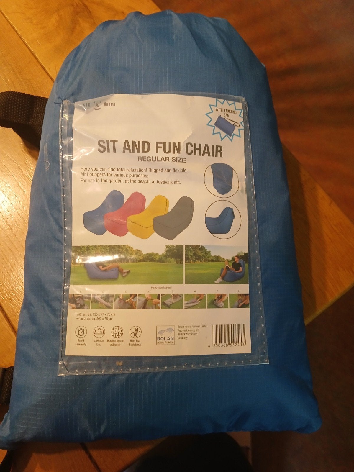 5x Nieuwe Sit and Fun Chair - Opblaasbare Loungestoel, Opvouwbaar, Nieuw, Ophalen of Verzenden, Eenpersoons