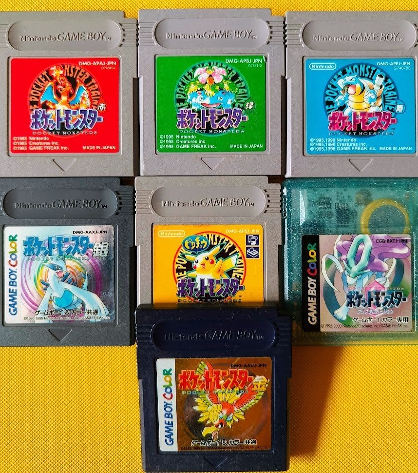 Pokemon classic Game Boy collectie (Japans), Gebruikt, Verzenden, 1 speler, Role Playing Game (Rpg)