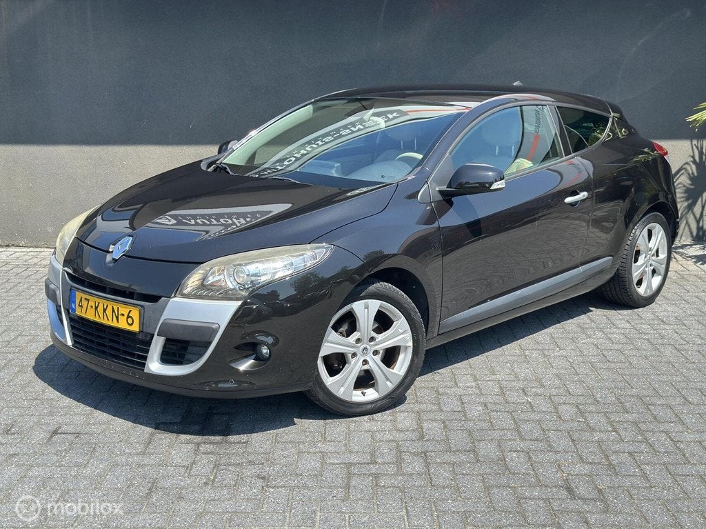 Renault Mégane Coupé 2.0 Privilège | Automaat | Leer | ai, Auto's, Renault, Gebruikt, 4 cilinders, Zwart, Bedrijf