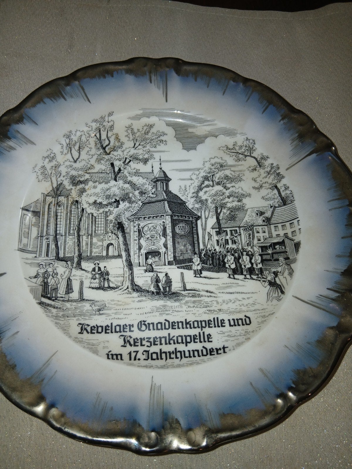 Winterling Schwarzenbach Wandbord - Kevelaer Kapel, Antiek en Kunst, Ophalen of Verzenden