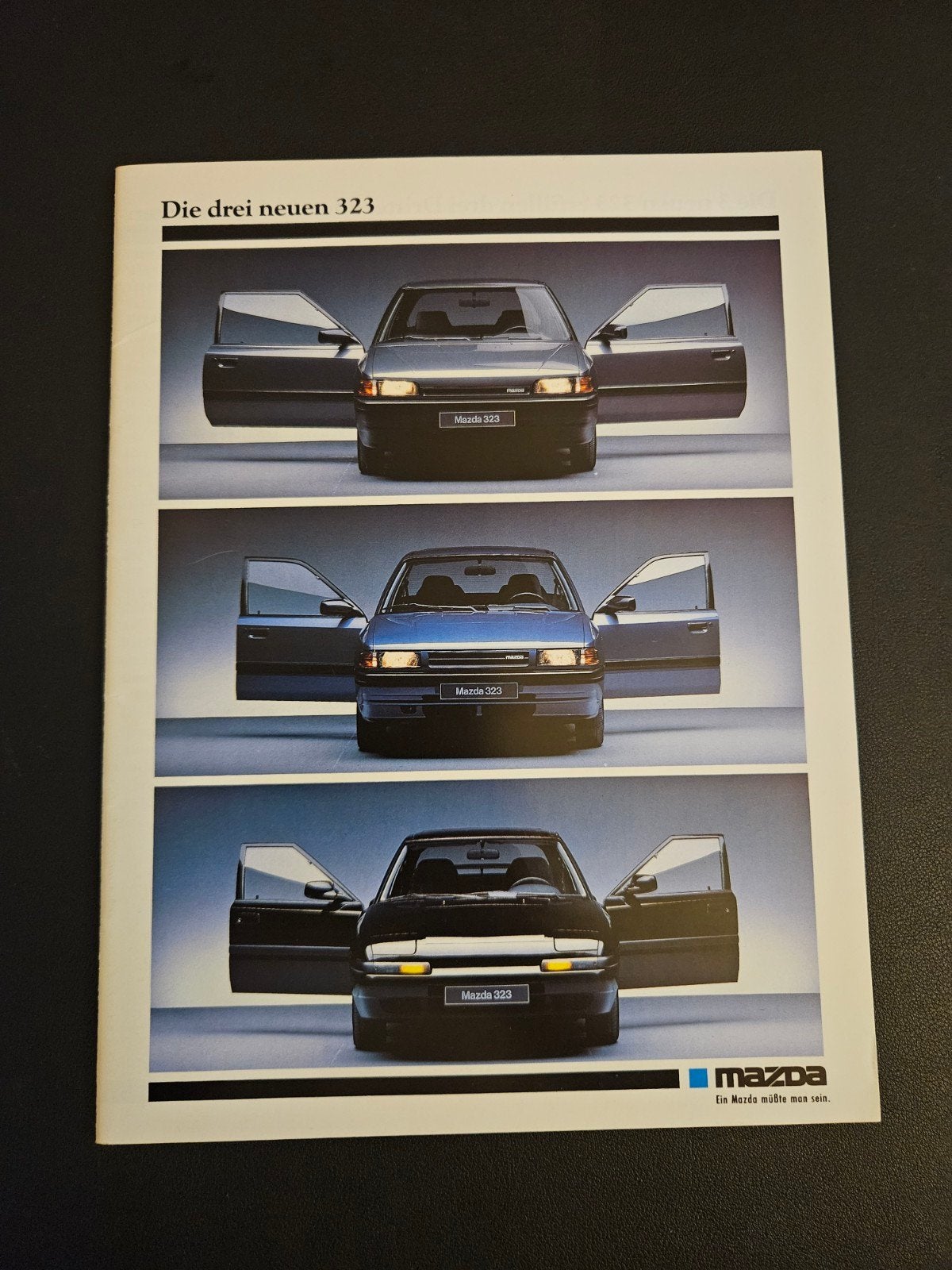 Brochure Mazda 323 1989, Boeken, Auto's | Folders en Tijdschriften, Ophalen of Verzenden, Zo goed als nieuw, Mazda