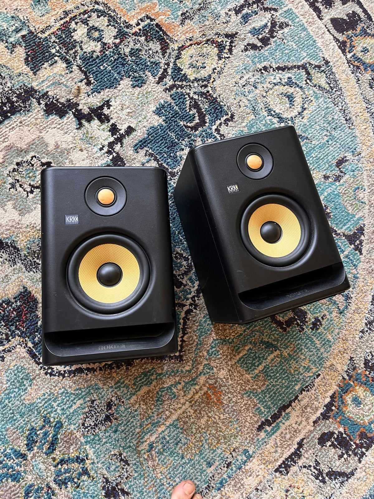 KRK Rokit 5 G4 Studiomonitoren (set van 2), Ophalen, Studiomonitor, Gebruikt, Inclusief kabels