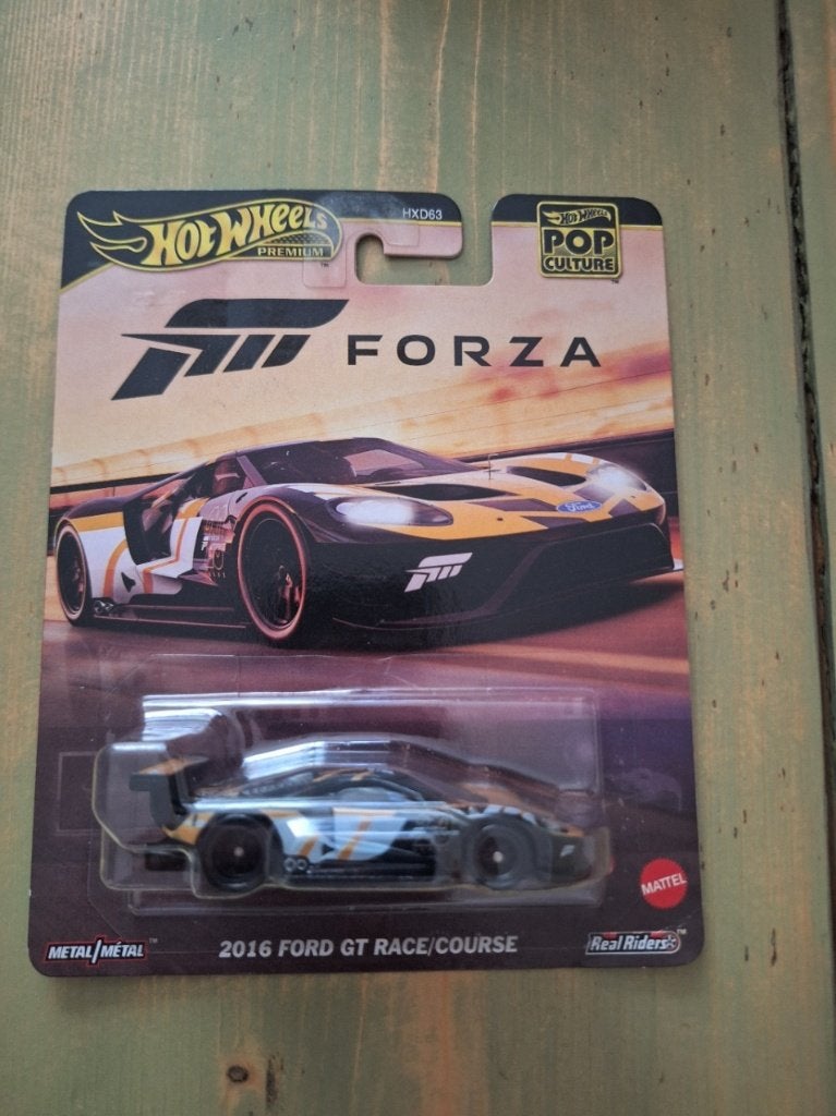 Hot Wheels Premium Forza Ford GT Race 2016 in verpakking, Ophalen of Verzenden, Nieuw, Auto