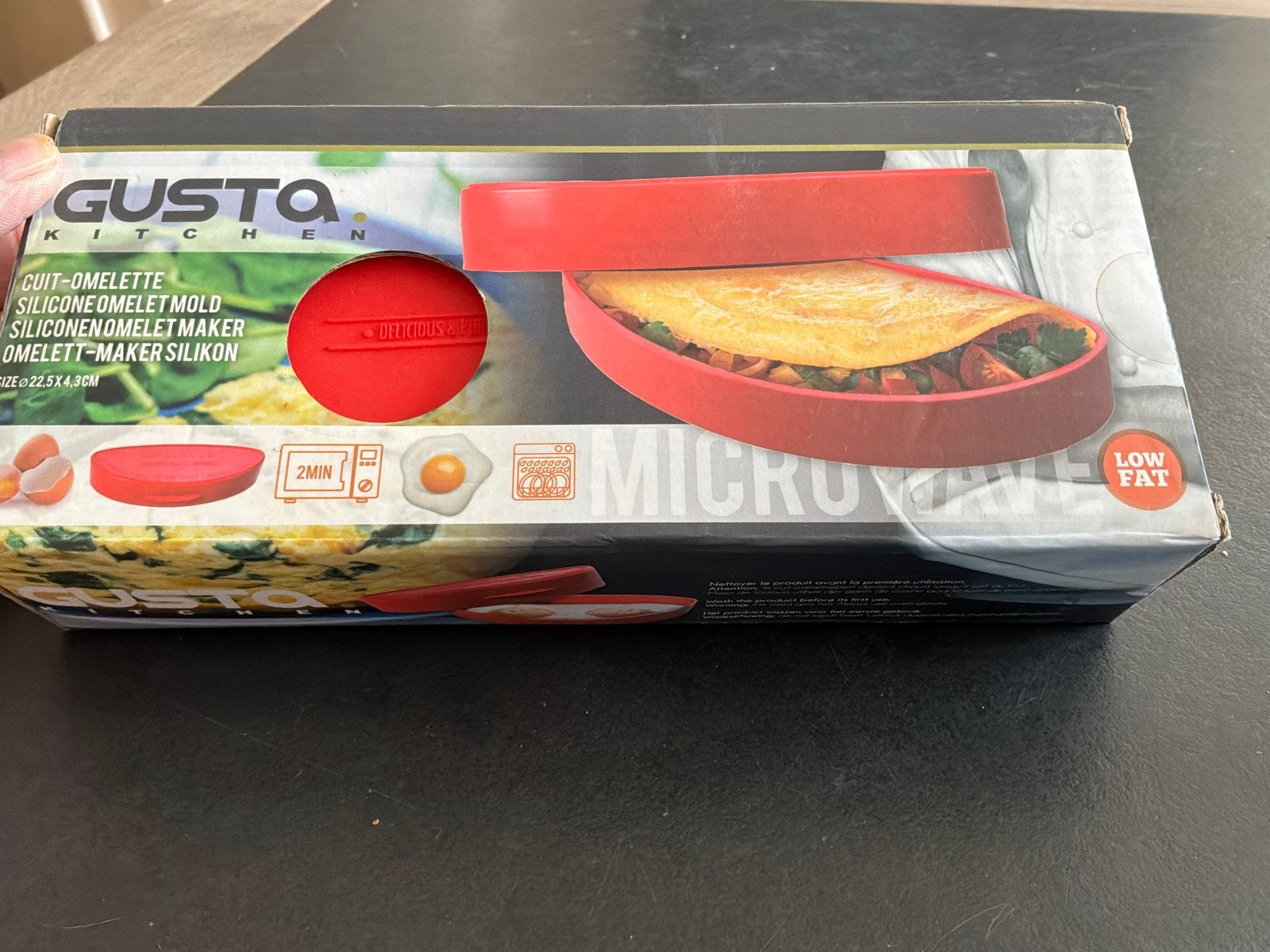 Gusta Kitchen Siliconen Omelet Maker voor Magnetron nieuw, Overige typen, Nieuw, Gusta, Ophalen of Verzenden