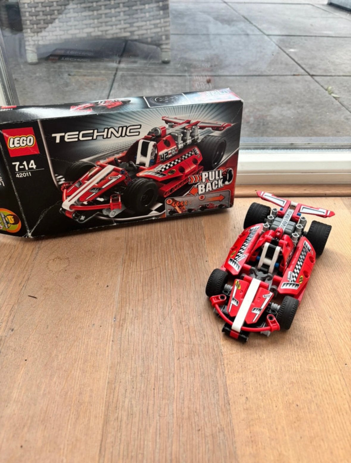 Lego Technic Pull Back Race Car 42011 (doos beschadigd), Ophalen of Verzenden, Gebruikt, Overige merken