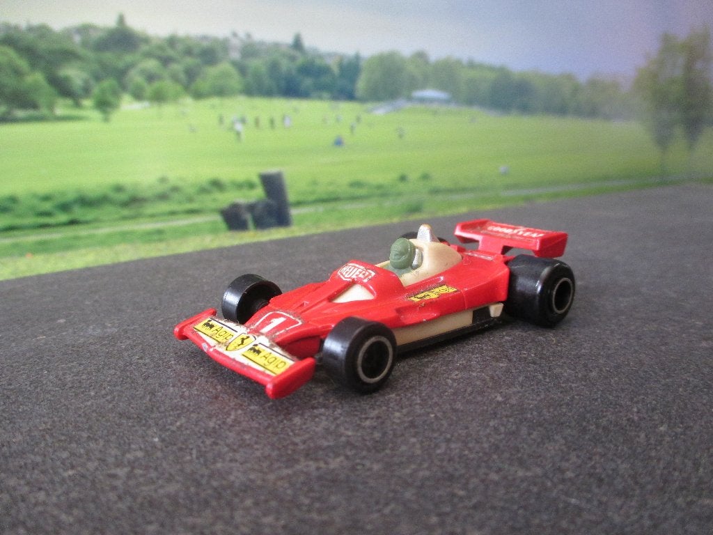 1:50 F1 Ferrari 312 T2 Majorette 232 '77-'81 groene coureur, Ophalen of Verzenden, Gebruikt, Auto
