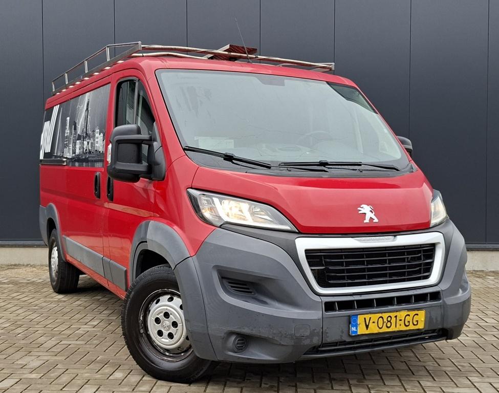 Peugeot Boxer 435 2.0 HDI L2H1 Pro | Airco | Bluetooth | Cru, Auto's, Electronic Stability Program (ESP), Stof, Gebruikt, Euro 6