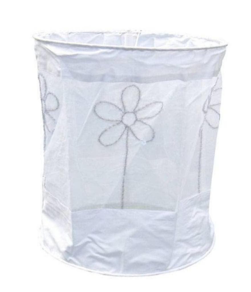 Stoffen hanglamp kralen bloemen Taftan NIEUW IN VERPAKKING, Wit, Ophalen of Verzenden, Nieuw, Lamp