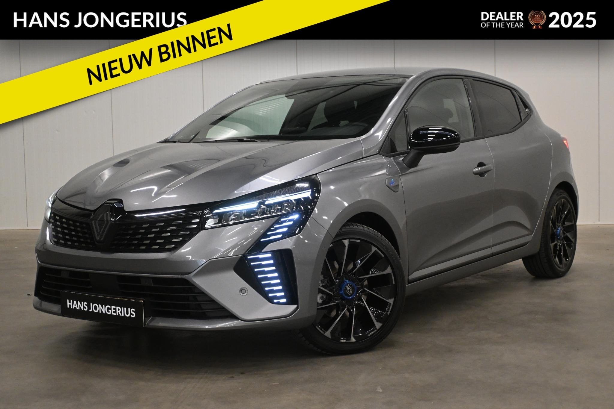 Renault Clio E-Tech Full Hybrid 145 esprit Alpine | STUUR/ST, Auto's, Dealer onderhouden, Gebruikt, Euro 6, Leder en Stof