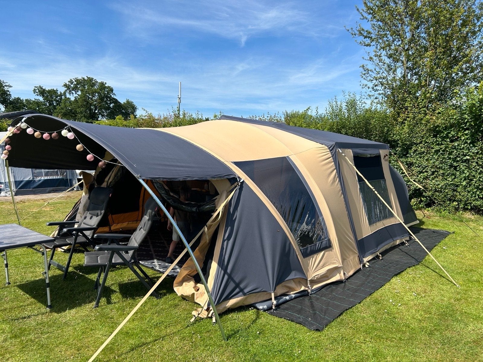 Cabanon Malawi 2.0 deluxe vouwwagen 2024, Caravans en Kamperen, Vouwwagens, Ophalen, Beige, Cabanon, Aanwezig