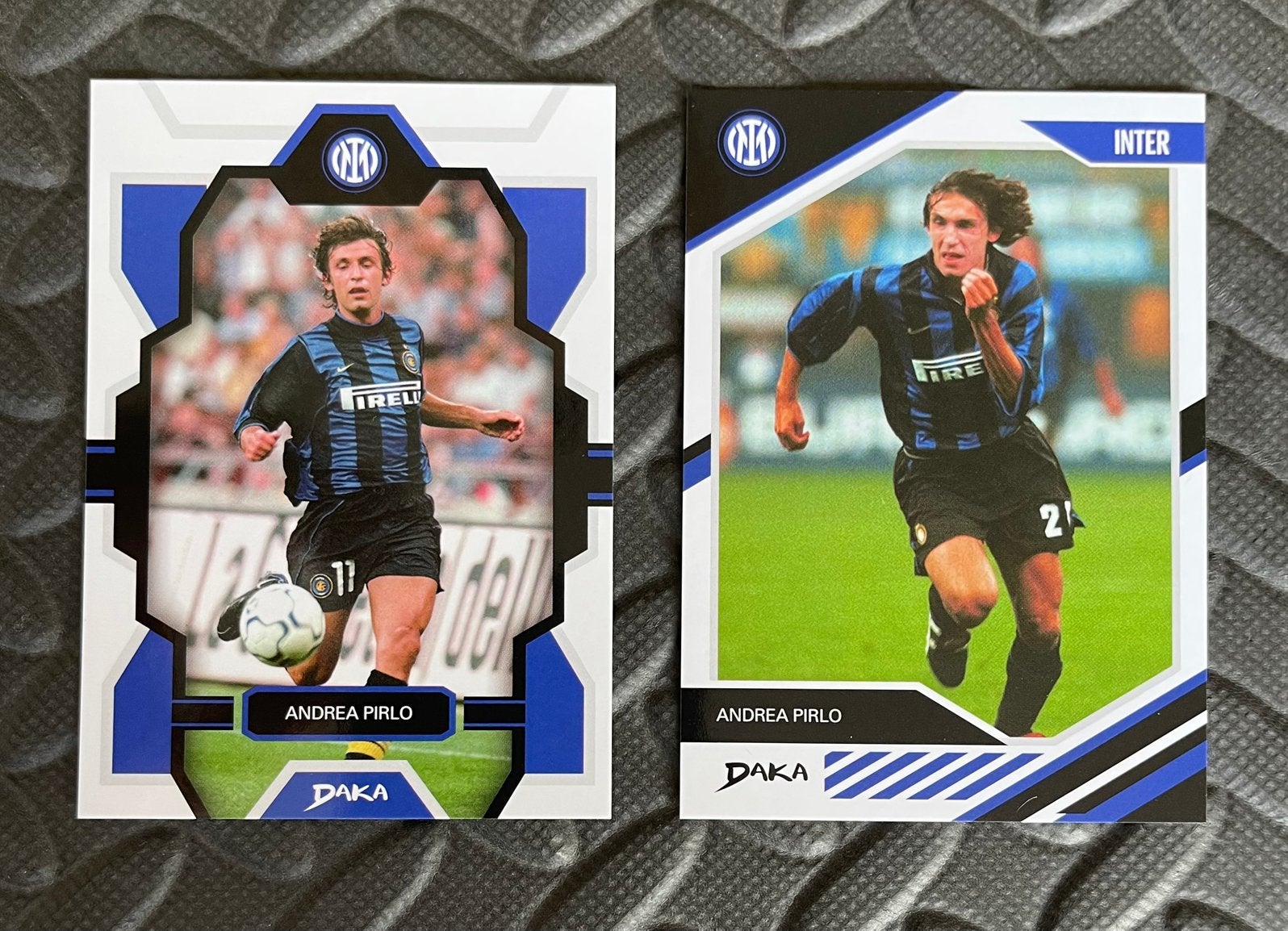 Andrea Pirlo Inter Daka 2025 Kaarten A + B, Verzamelen, Ophalen of Verzenden, Nieuw, Buitenlandse clubs, Poster, Plaatje of Sticker