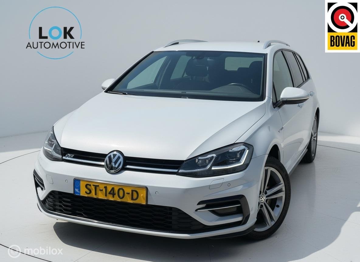Volkswagen Golf Variant 1.0 TSI Highline Business R LED|DSG|, Auto's, Gebruikt, Wit, Origineel Nederlands, 650 kg