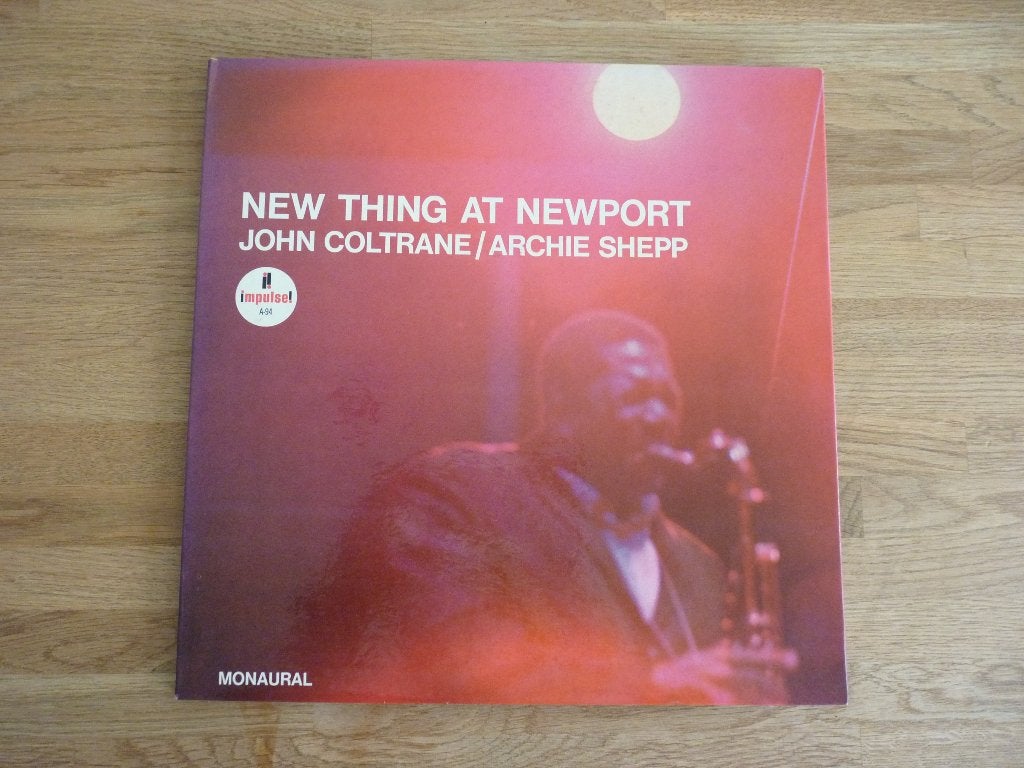 John Coltrane / Archie Shepp – New Thing At Newport US 1966, LP, Ophalen of Verzenden, Zo goed als nieuw, Gatefold hoes