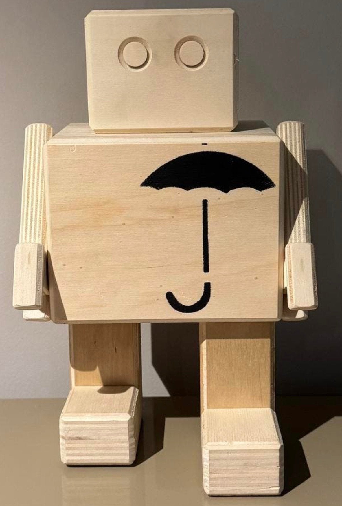 Houten robot Rijkswachter hamerhaai 30cm rijksmuseum, Ophalen of Verzenden
