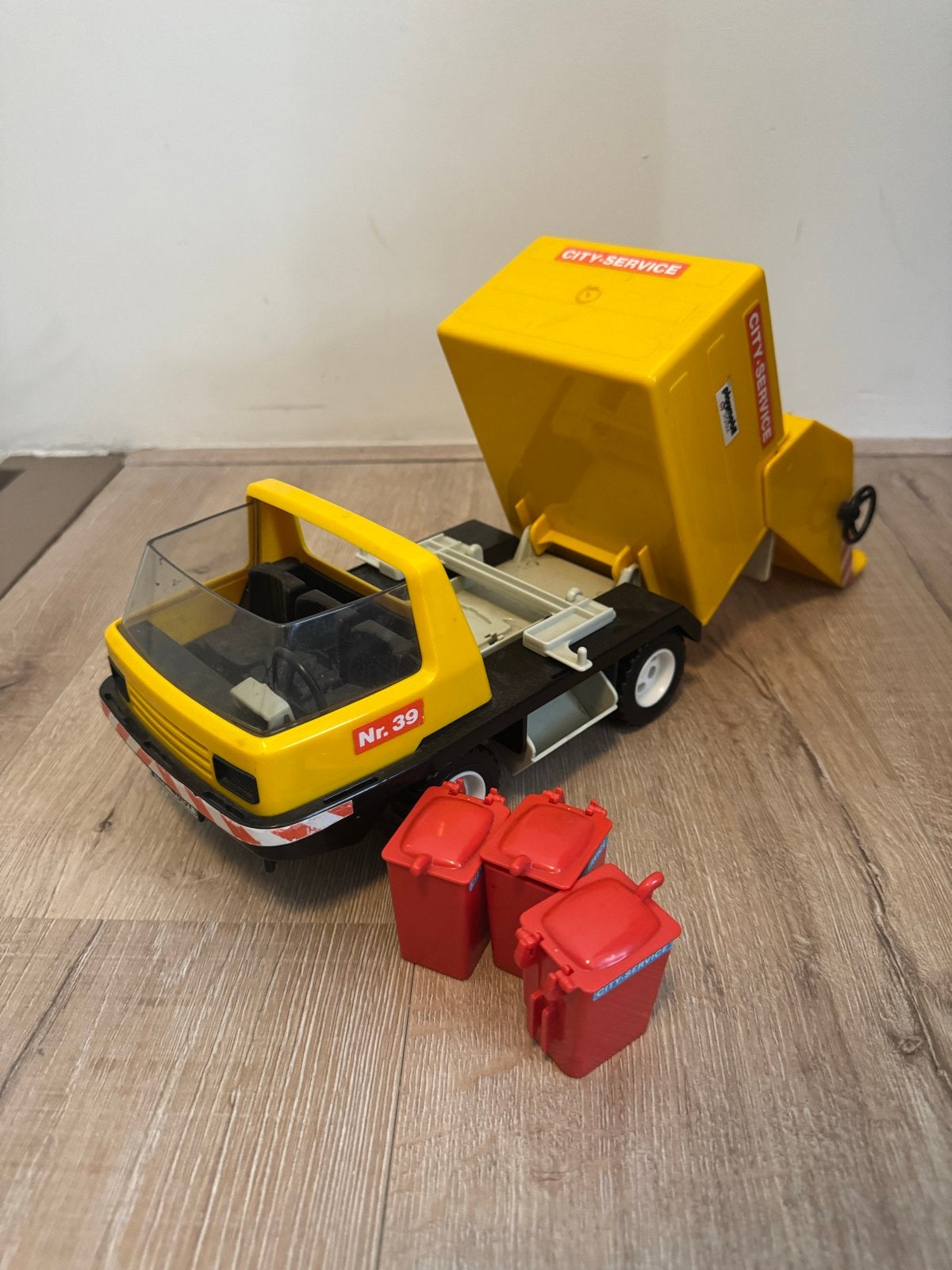 Playmobil vuilniswagen en camper, Ophalen, Gebruikt